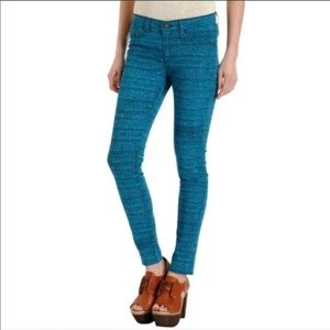 Rag & Bone Skinny Leggings Jeans Tweed Print
